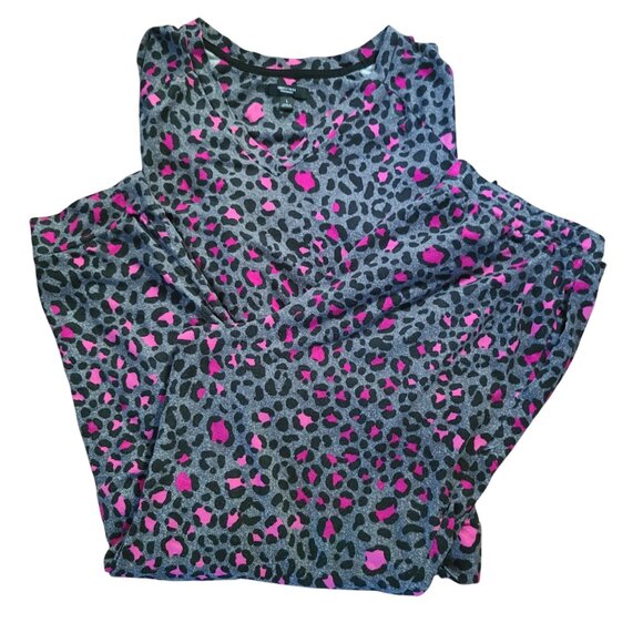 Simply Vera Vera Wang Womens Pajamas 2-Piece PJ Set Animal Print Size L - Picture 8 of 8